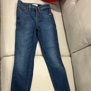 Madewell Women's Dark Blue Skinny Jeans